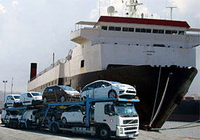 Transport maritime Suisse vers l'Afrique et Moyent Orient