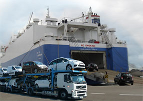 Swiss vehicules shipping from Switzerland to Africa and Middle East.